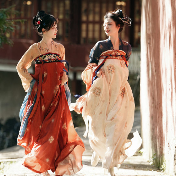 Su Yu Hua Shang [Rong Rong] Tang Dynasty Chinese Clothing Women's Restoration Wind Qi Chest Ru Skirt Original Daily Fairy Spring and Summer New