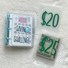 B 71660 Mini loose leaf savings envelope book �����ҳ������
