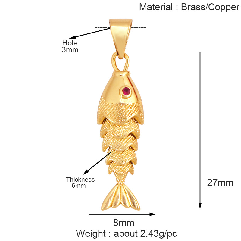 3g Weight Pendant Jewelry Making Type 11*28mm Jewelry Making Size DIY Ornament Accessories Classification 1 Piece Quantity Copper Material Conch, Dolphin, Hippocampus, Fish Pattern All Seasons Season Polished Finish Plating Design Elegant, Sweet Style 1 Piece 11*28mm Copper Conch Dolphin Hippocampus Polished Pendant DIY Ornament Accessories 5