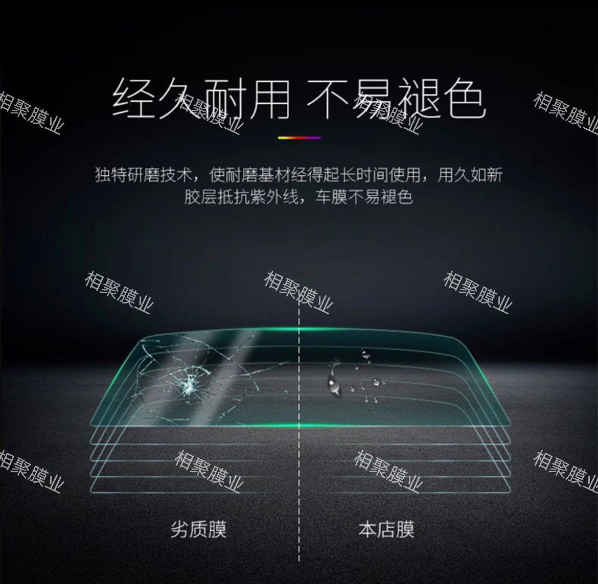 Electric tricycle four-wheeled vehicle sunscreen heat insulation explosion-proof sunshade light glass film privacy-proof solar film