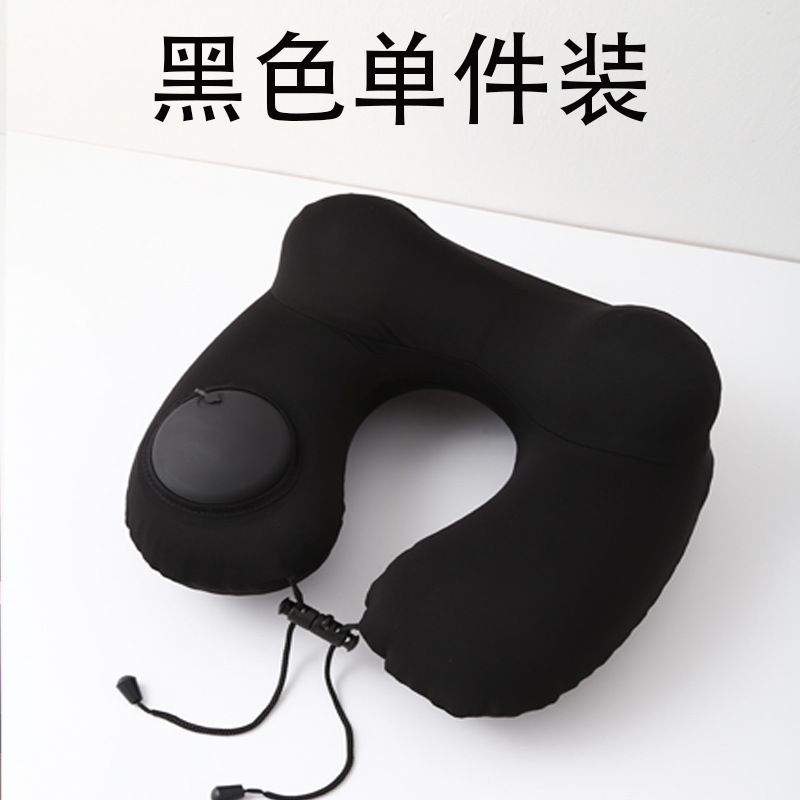 almohada de viaje tipo almohada jorobada presión inflable almohada de cuello portátil vuelo almohada de cuello viaje de negocios almohada de cuello viaje de larga distancia