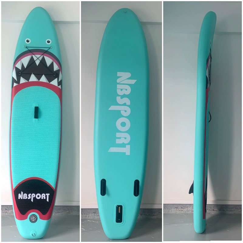 Inflatable SUP Paddle Board, 320×76×15 cm, Lightweight Foldable Stand-Up Board