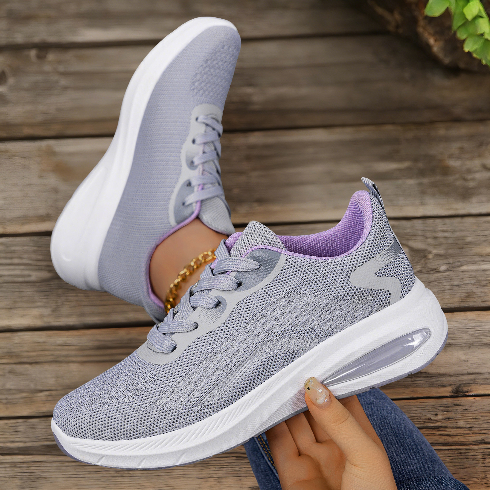 Zapatos de primavera para mujeres zapatos casuales al aire libre zapatos deportivos ligeros transfronterizos textiles transpirables zapatos de mujer zapatos de red