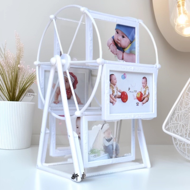 Ferris wheel photo frame big windmill photo frame plastic table venture studio gift 5 inch bulk factory direct sales