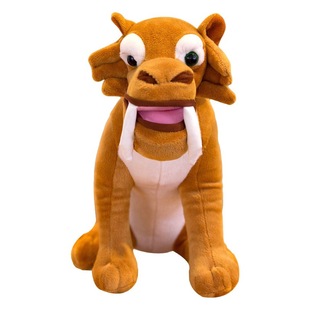 Cartoon Anime Ice World River Ji Doll Plush Toy Mammoth Squirrel Sloth Saber-toothed Tiger Doll Grab Machine Doll