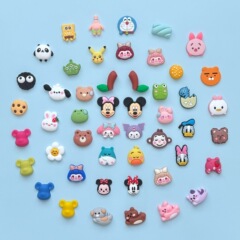 新しい pvc ソフト接着剤カーアクセサリー枝と枝クリエイティブ 3D 漫画ジュエリー DIY 携帯電話タブレットケース
