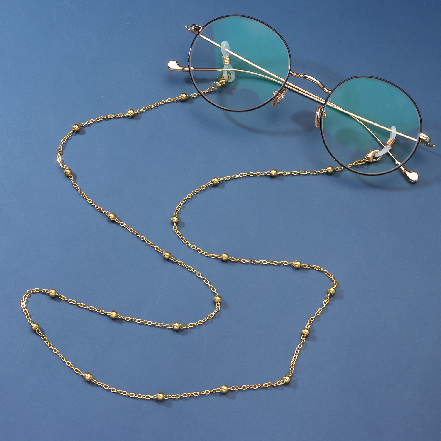 11g Weight Glasses Chain Classification Daily Occasion Alloy Material Geometric Pattern Women's Gender Simple Style Style Simple Style Geometric Alloy Women's Glasses Chain 2