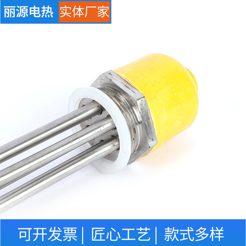 1.5-inch full steel heating tube, 304 stainless steel, DN40 water tank heating tube, solar electric heating tube