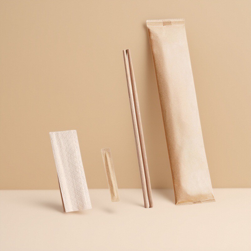 Conjunto de tres piezas de versión en blanco. palillos carbonizados de 24 cm
