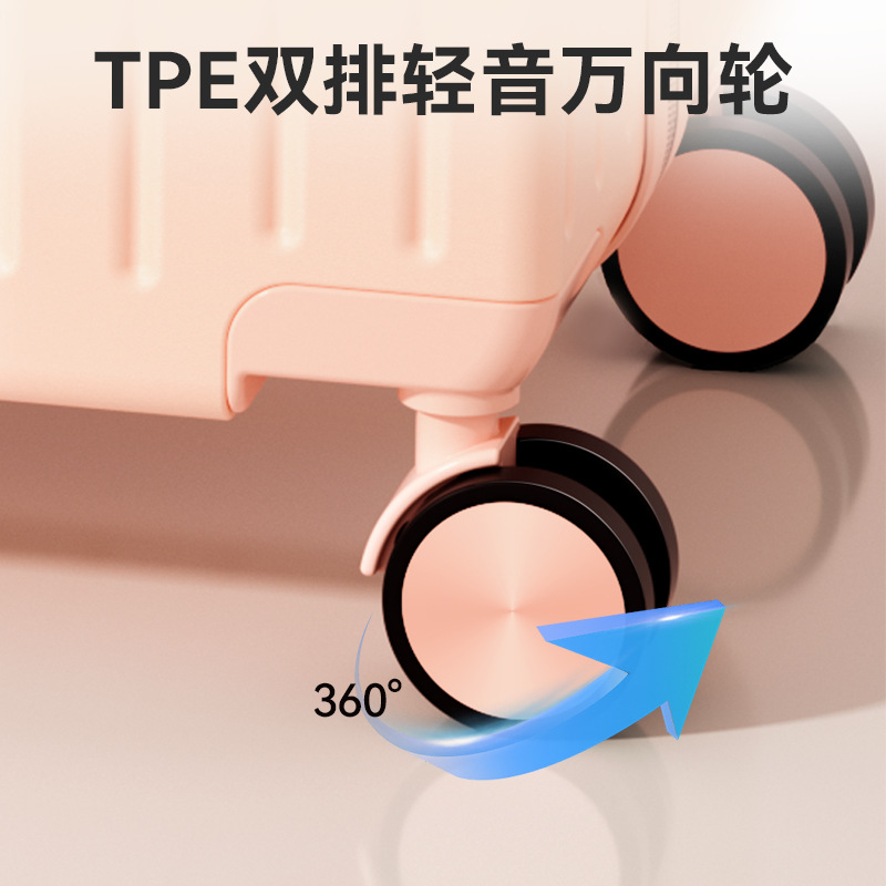 Nuevo equipaje de carro ancho Caja de contraseña para mujer Maleta de gran capacidad Rueda universal Maleta de maleta para hombre de 20 pulgadas