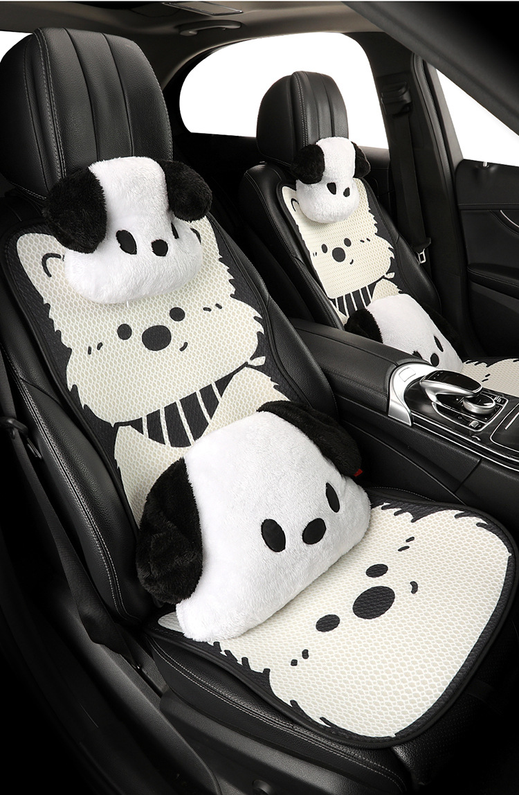 Car seat cushion for all seasons, goddess-style seat pad, summer breathable and ventilated seat cover, high-end non-slip new seat cover