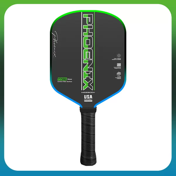 Cross-Border Pickleball Racket T700 Carbon Fiber 16mm Cloth Texture Matte Surface Pickleball Racket Wide Board