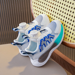童鞋男童運動鞋兒童休閒鞋2023秋季新款女童網面透氣鞋老爹鞋小孩