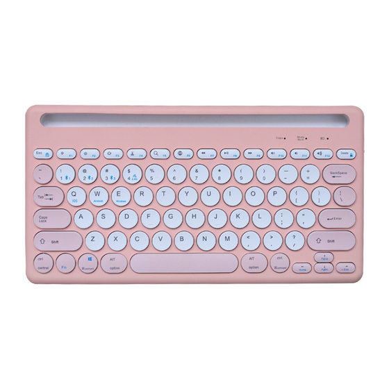 Card slot type four channel bluetooth wireless keyboard suit for tablet notebook mobile phone office high color value keyboard