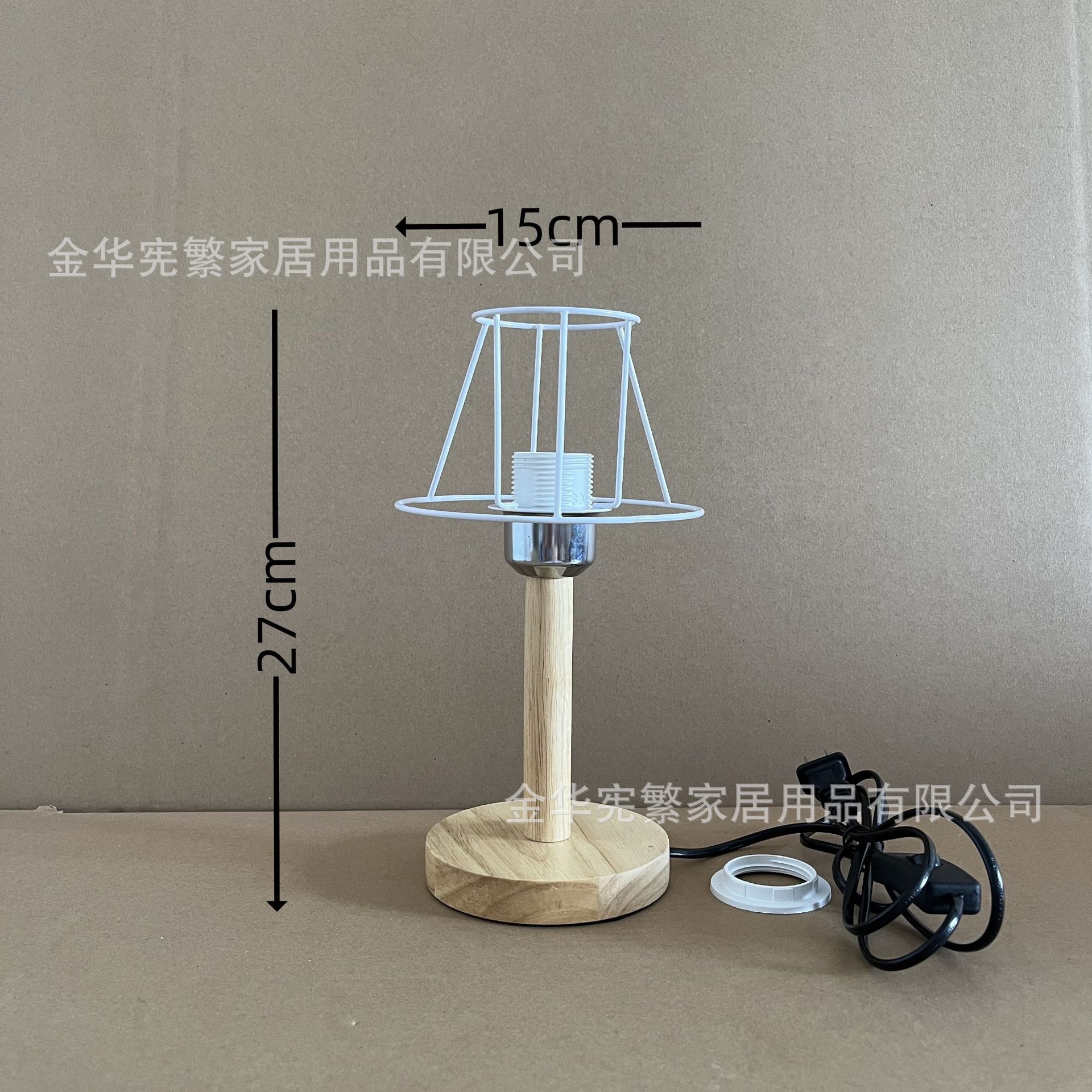 8x15x10 꽃잎 테이블 램프 철제 스탠드 + 21개의 높은 통나무 베이스