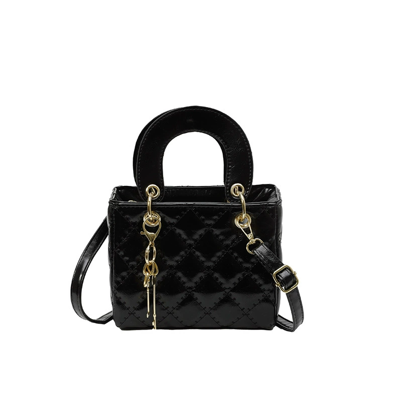 Карманная сумка через плечо с Quilted стиль-верхняя ручка небольшая crossbody 24×18×11 см