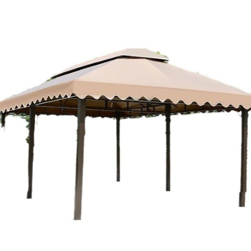 Outdoor Four Column Pavilion Iron Art Pavilion Outdoor Pavilion Courtyard Roman Tent Sunshade Canopy Car Show Tent 
