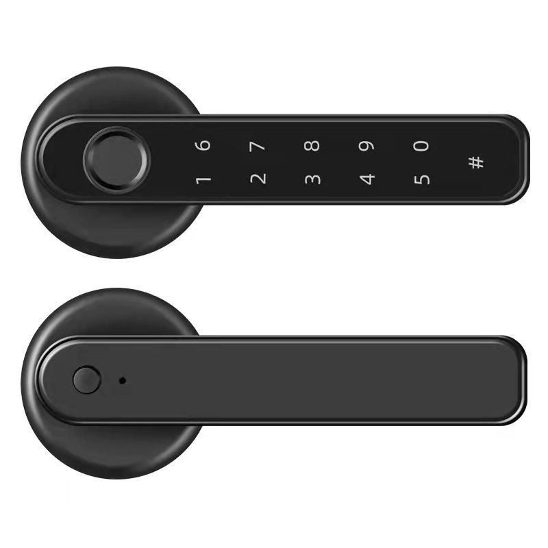 Olding graffiti Bluetooth cerradura de huellas dactilares desbloqueo de teléfono móvil habitación interior vidrio contraseña cerradura de la puerta cerradura inteligente cerradura de la puerta de madera