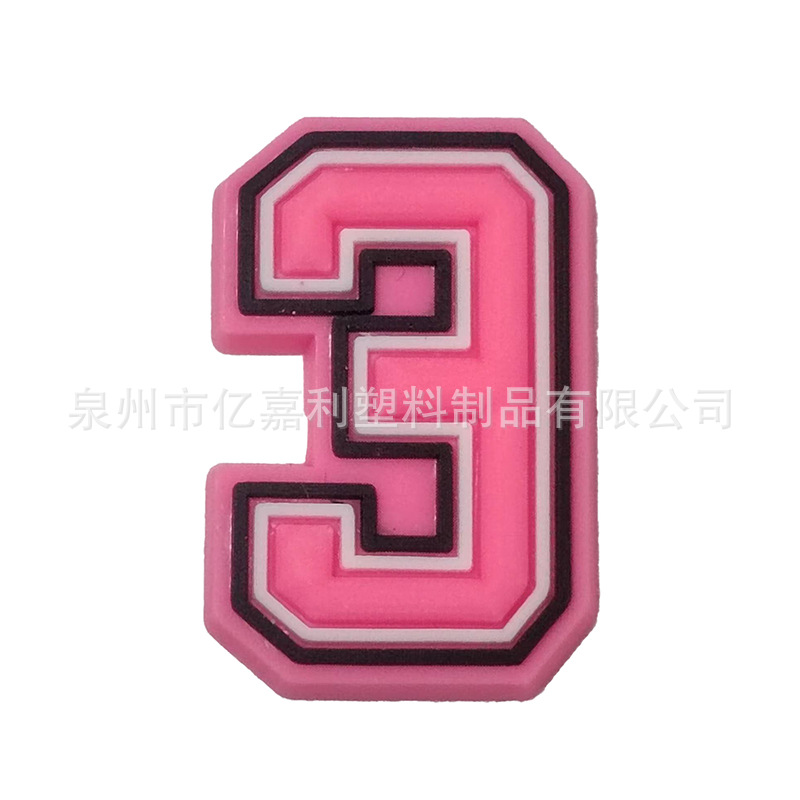 Rosa carta serie agujero zapatos Accesorios agujero zapatos DIY zapatos desmontables flor zapato hebilla al por mayor