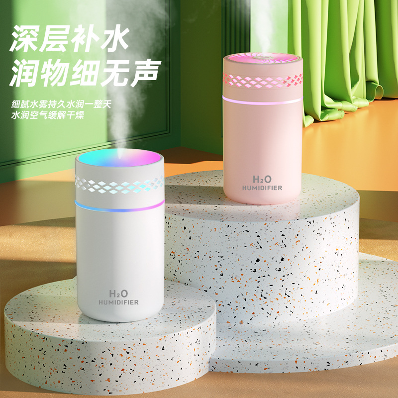 New portable humidifier home office atmosphere lamp marquee desktop car bedroom spray water humidifier