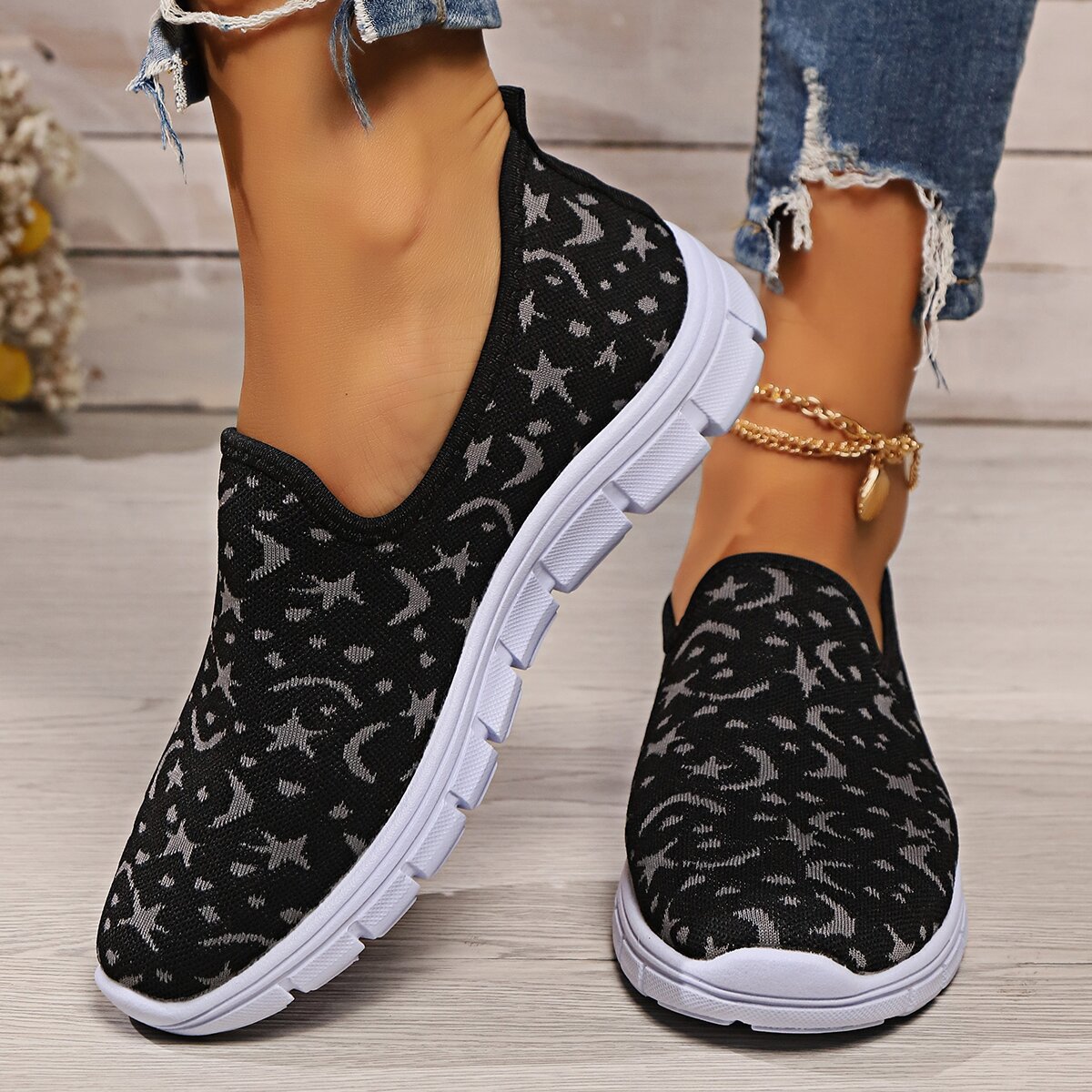 Damen Sneaker Aus Atmungsaktivem Mesh Für Den Freizeitbereich_voghion.com