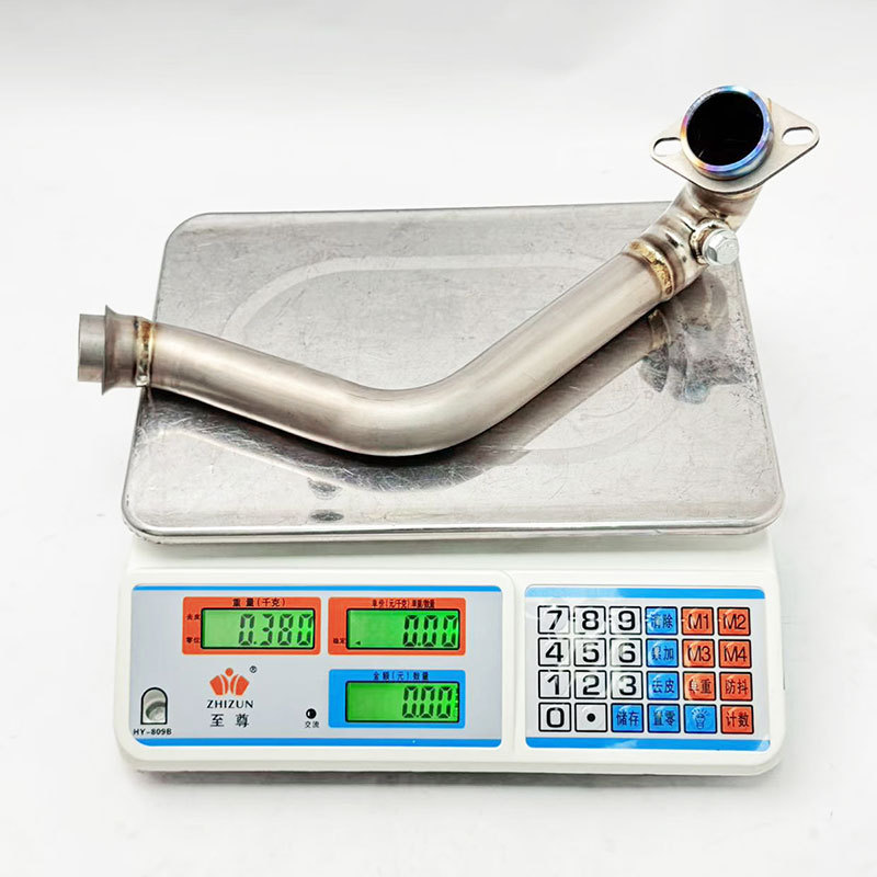 Suitable for motorcycle ZOTES 368 exhaust pipe modification, ZOTES 368 front section, tail section, and full section exhaust pipe