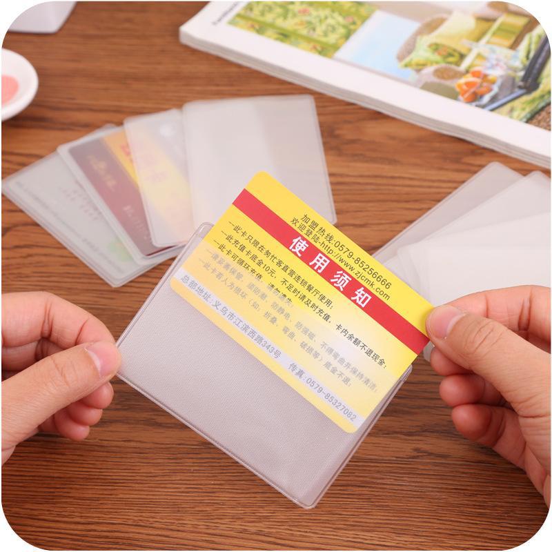 Transparent matte antimagnetic bank card case IC card case ID card case Bus card case Member card protection case