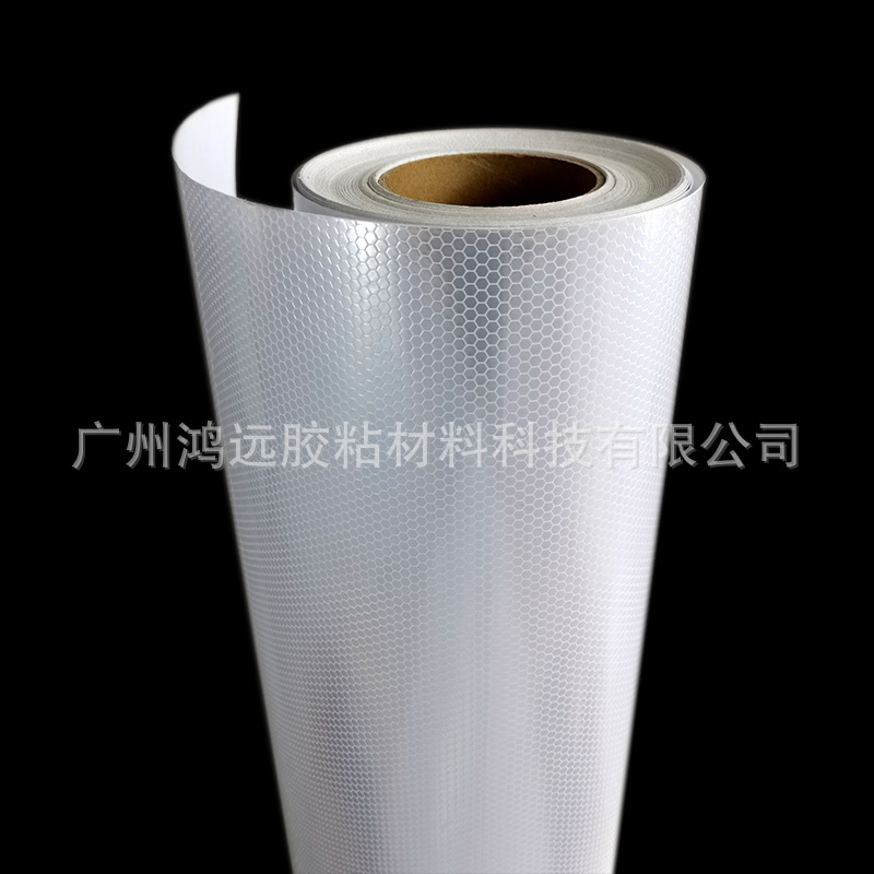 可喷反光膜 反光车贴 蜂窝无缝写真广告级交通标识刻字背胶反光膜