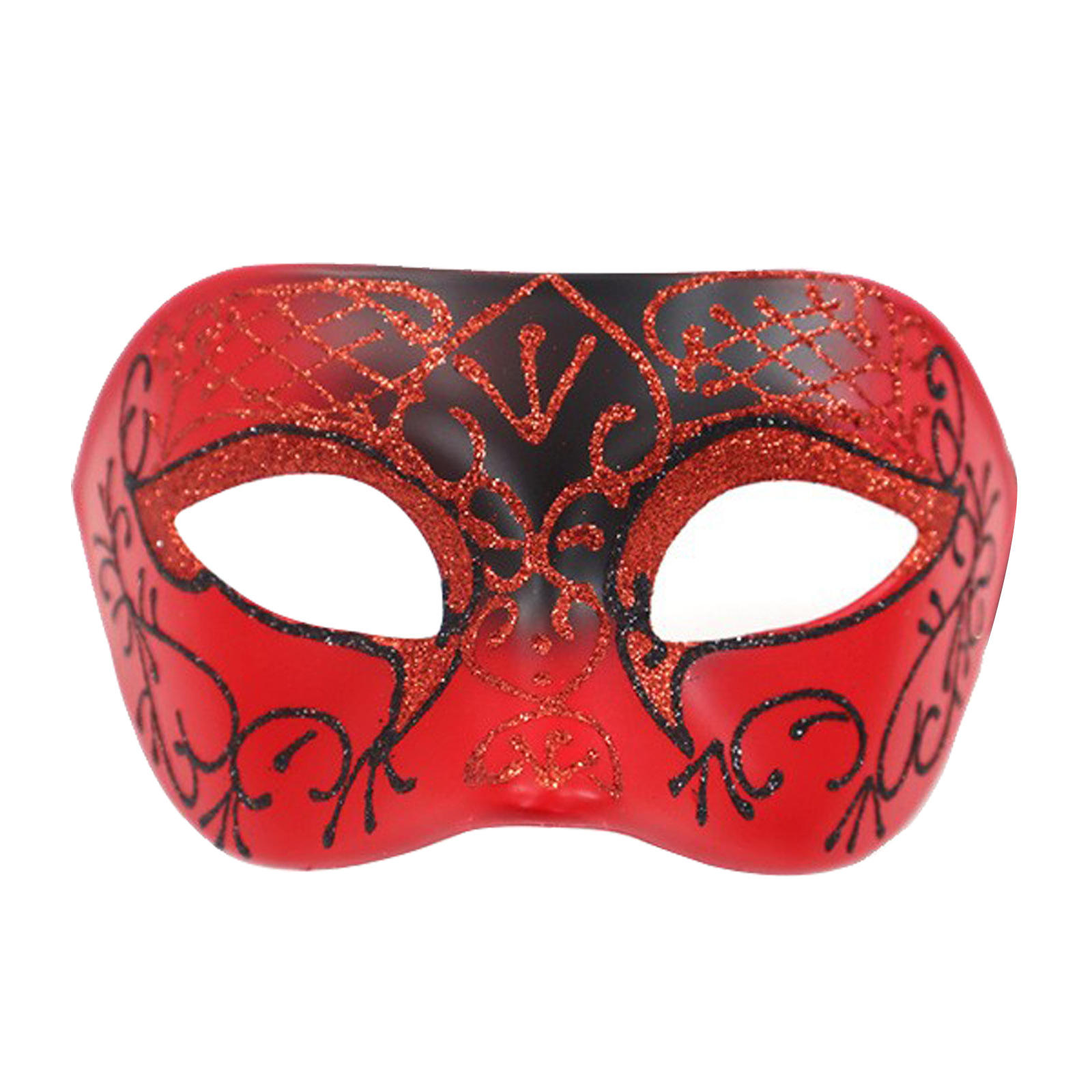 Ventas transfronterizas máscaras de hierro forjado de plástico de alta calidad máscaras de maquillaje de plástico pintadas máscaras de carnaval