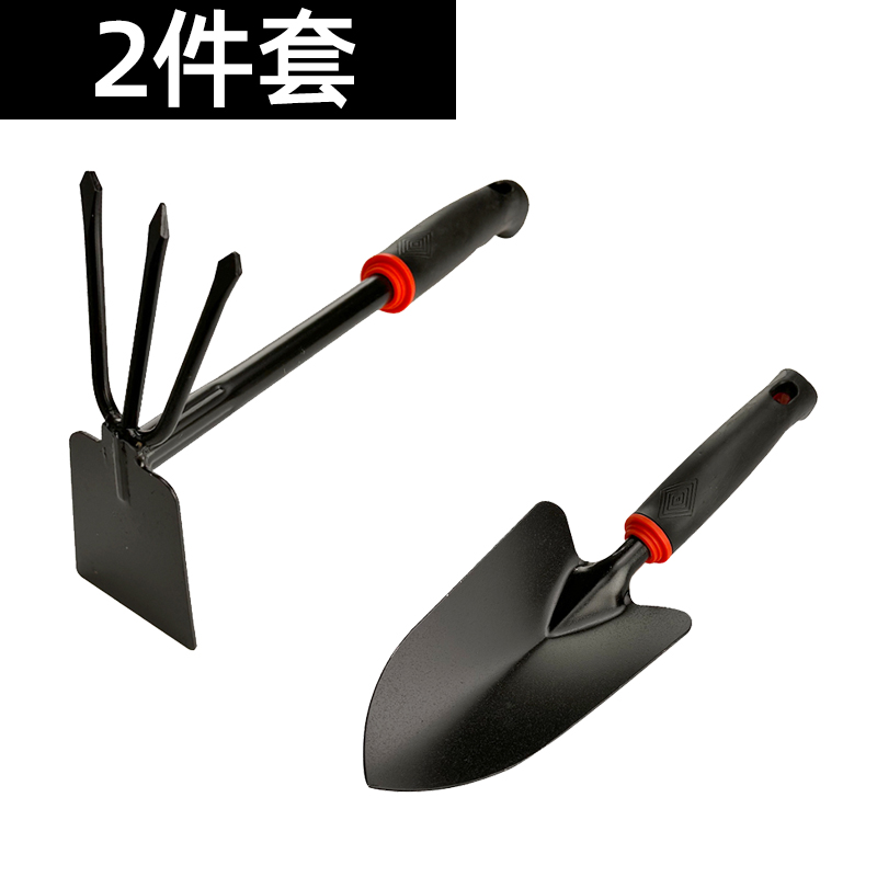 Pala de jardinería, plantas en macetas, vegetales, pala, flores pequeñas, jardín, grandes artilugios sueltos, flores de interior de tres piezas