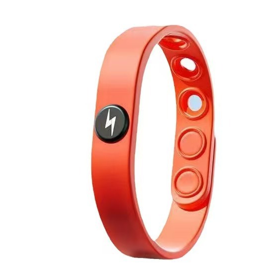 Pulsera de silicona antiestática inalámbrica, pulsera deportiva de baloncesto de iones negativos, energía equilibrada, pulsera de pareja de silicona impermeable