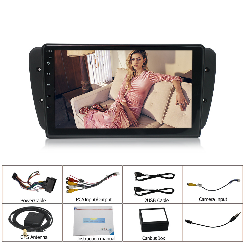 Aplicable al asiento 2009-2013 Ibis modificado control central original actualización coche pantalla grande coche Android navegación