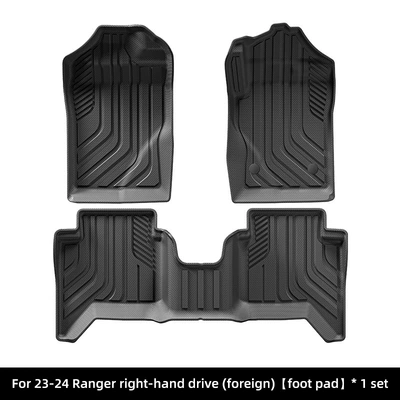 Modelə uyğun ayaqaltı Ranger Pickup Truck Floor Mats, Left - 23-24-ranger-ford-ranger-single-layer-right-rudderforeign-foot-pad