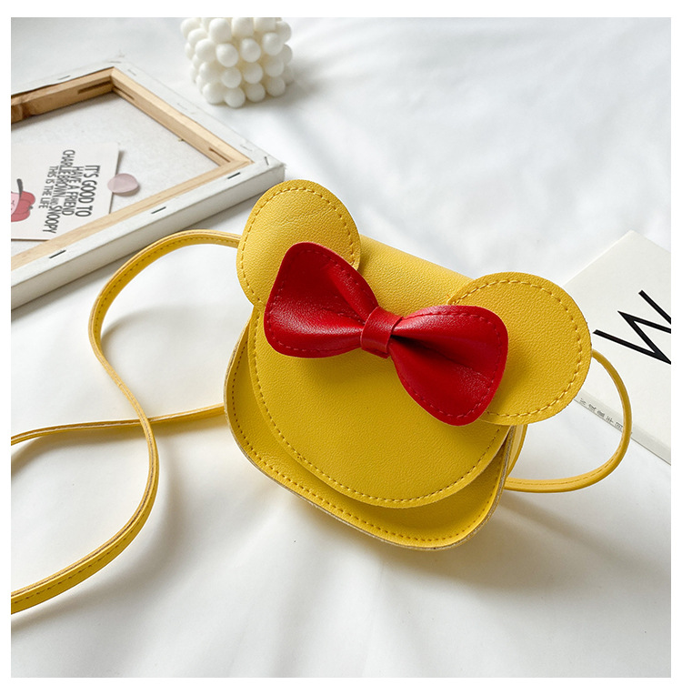 Nueva bolsa de mensajero de los niños lindo Kachu arco pequeño bolsa de hombro niñas bolsa de dibujos animados mini cambio accesorios bolsa