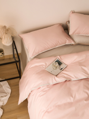 100 pieces of Xinjiang long-staple cotton four-piece set all-cotton duvet cover and bed sheet, double-sided pure cotton spring and autumn style luxury bed set