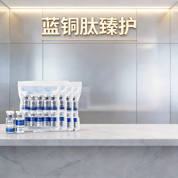 Blue Copper Multi-Effect Protective Freeze-Dried Professional Salon Line Active Peptide Powder for Reducing Fine Lines, Acne, Anti-Wrinkle, and Firming