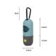 LED Light Pet Dispenser Portable Capsule Dispenser Garbage Shell Degradable Pet Poop Picker Bag Toilet Picker