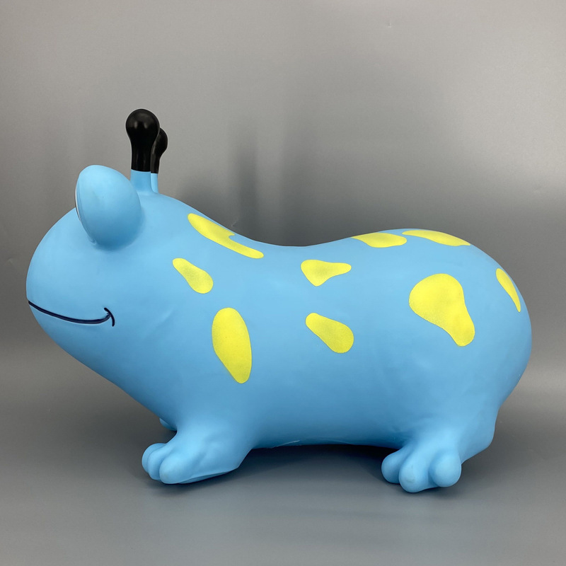 Juguetes de caballo de salto para niños patio de recreo de ranas indoor facilidades de parque de atracciones ranas saltar caballo de salto equipos pequeños al aire libre