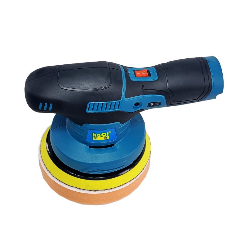 M-812150 锂电汽车抛光机 12V 偏心打蜡机 双轨道震动砂光机6英寸