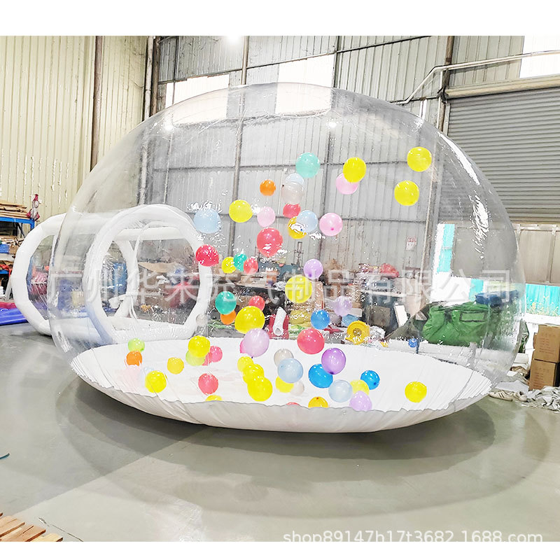 充气透明泡泡屋气模抓气球唯美人气款婚礼拍摄道具商场