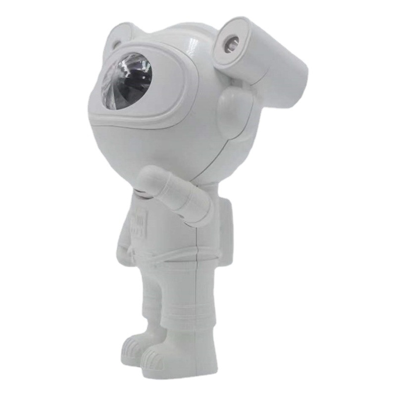 Astronauta lámpara de proyección control remoto lámpara de mesa de audio plug-in Spaceman cielo estrellado proyector Aurora atmósfera luz nocturna