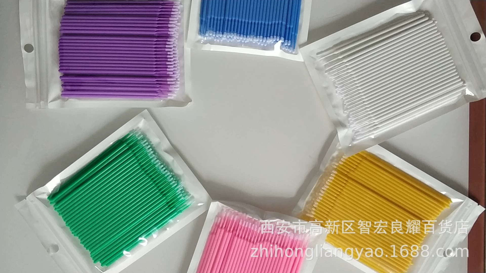 Прививка ресниц ватный тампон корейский знак палка сумка 100 татуированный Гладкий стержень