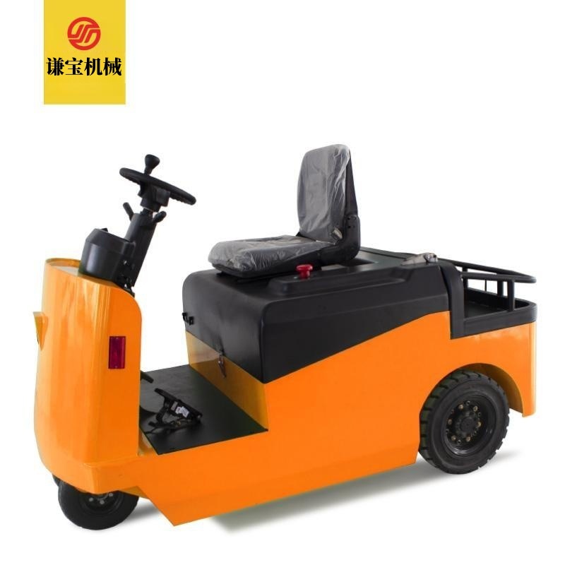 Tractor totalmente eléctrico montado en un vehículo tractor de transporte de carga de tracción de transferencia de cabeza de remolque de fábrica de aeropuerto