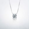 Classic fashionable pendant, advanced zirconium, necklace, chain for key bag , high-quality style, silver 925 sample
