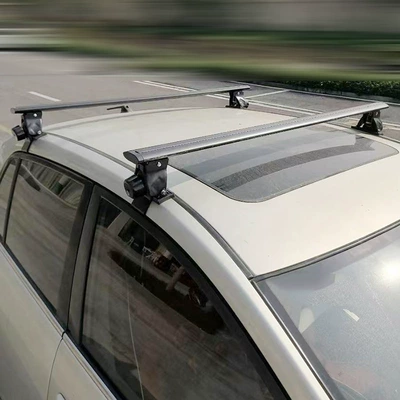 2Pcs Roof Luggage Rack Crossbar, Car Universal Roof Rack Tiger Claw Crossbar (Roof rack) - two-black-nut-type-120cm
