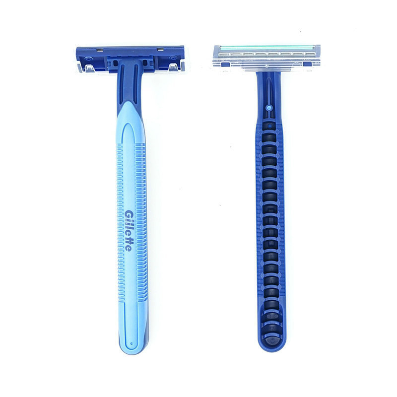 Geely column Shaver with blue glue injection razor Hotel B & B travel supplies Disposable Shaver