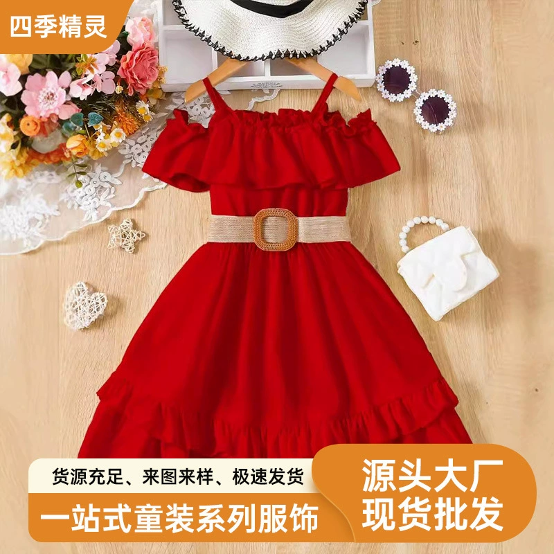 Dress, for import, french style, 3-10 years, high-quality style, wholesale