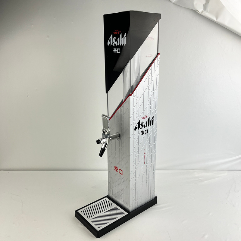 啤酒机亚克力展示架 冰镇生啤饮水机陈列台 餐厅酒吧专用饮料机