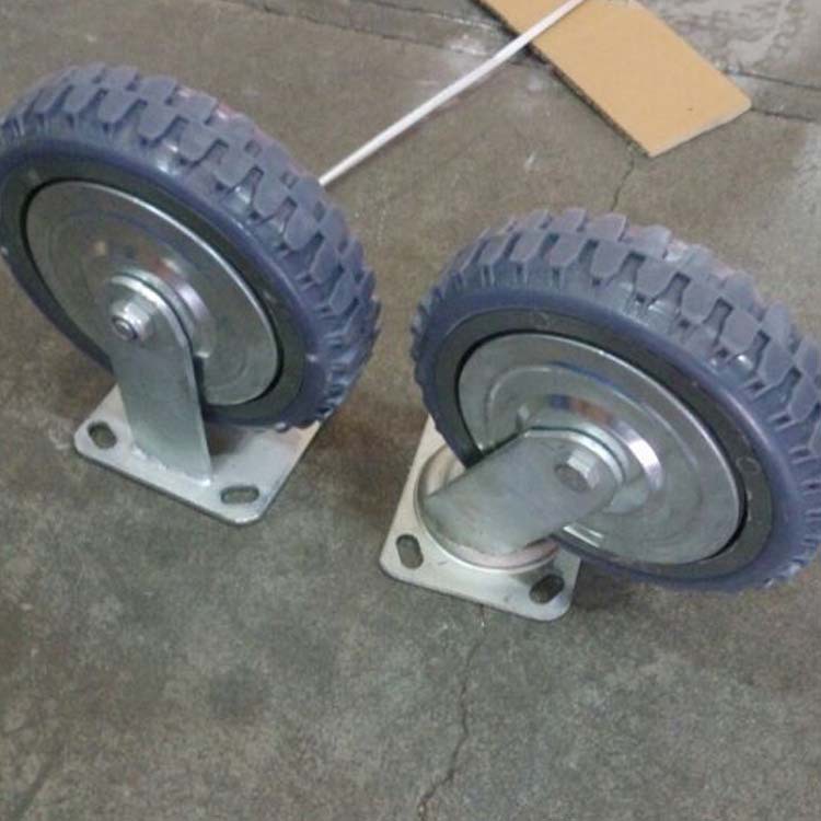 明源机械平板拖车万向轮 平板车配件 多型号万向轮