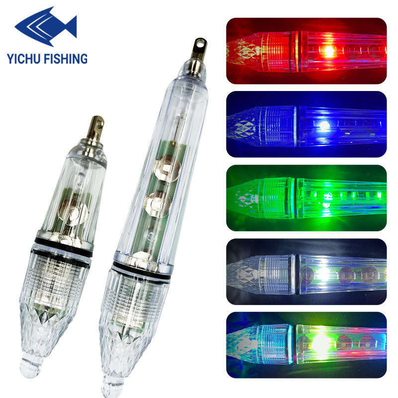 Calamar tamaño ligero trampa de peces Luz de pesca colector de peces Luz de Pesca de Mar calamar pulpo sepia luz LED luz trampa de peces